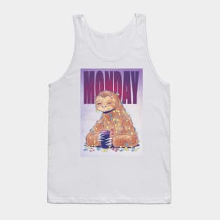 Monday Sloth Tank Top